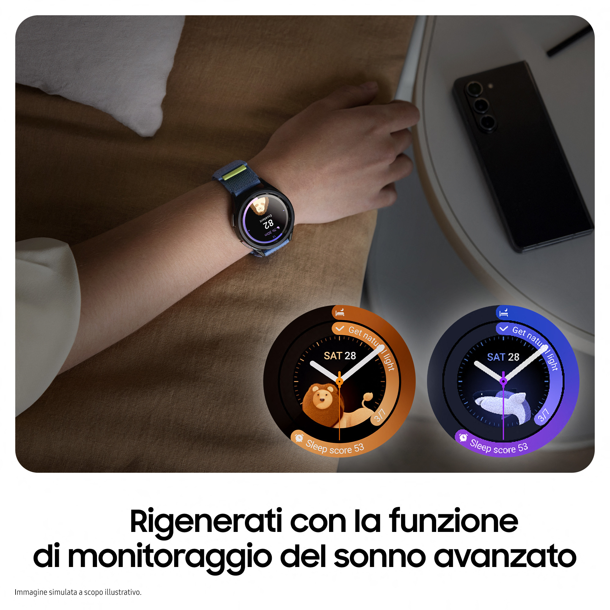 Samsung Galaxy Watch6 Classic SMR960NZSAITV Silver Smartwatch 1.4 Pollici 47mm - Image 8