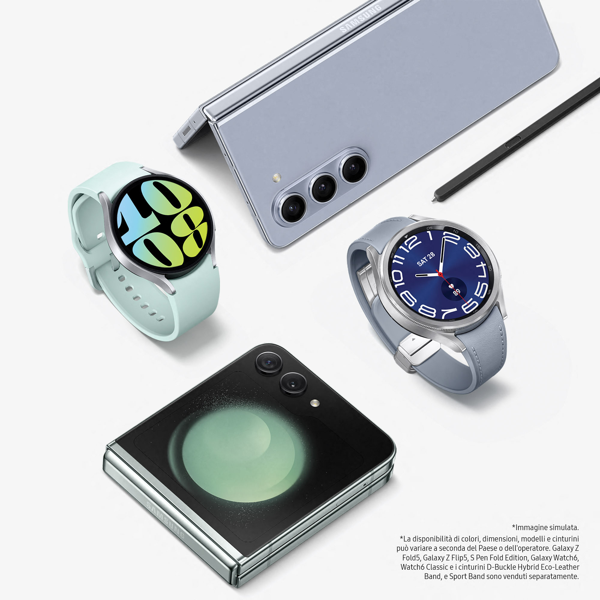 Samsung Galaxy Watch6 Classic SMR960NZSAITV Silver Smartwatch 1.4 Pollici 47mm - Image 10