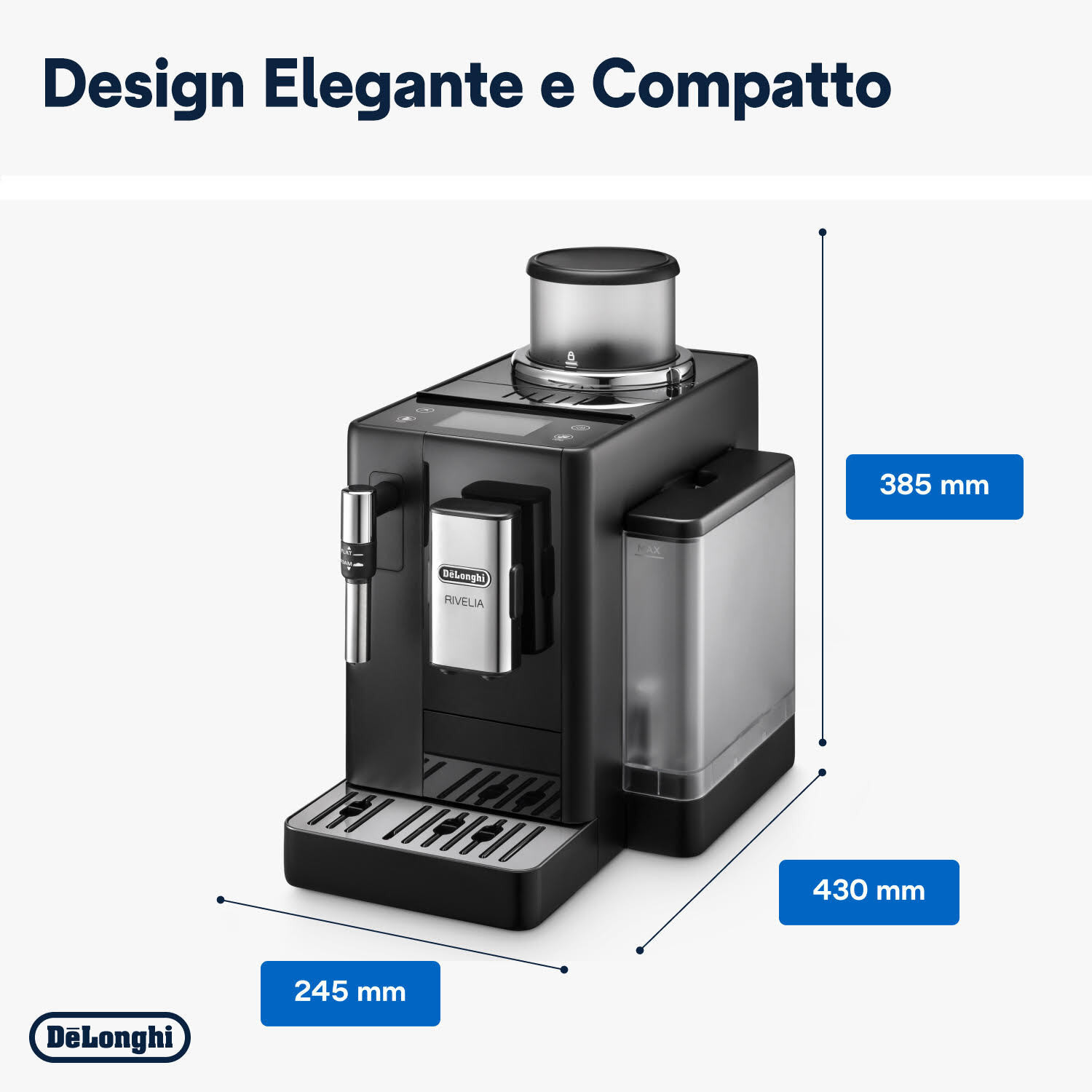 De Longhi Rivelia EXAM44035B Nero Onice Macchina Caffe Automatica - Image 8