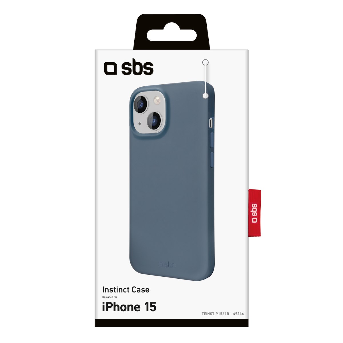 SBS TEINSTIP1561B Custodia Instinct iPhone 15 Blu - immagine 3
