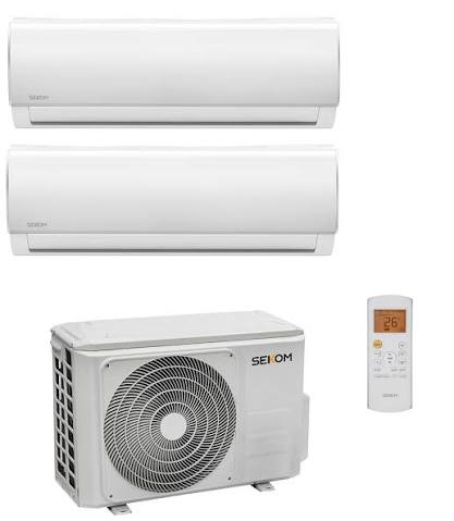SEKOM SM409DAX912AF4WKIT Condizionatore Dual Split Inverter Pompa Calore Wi-Fi