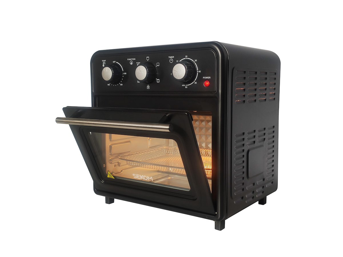 SEKOM SGFR20VFA Fornetto Elettrico Ventilato Air Fry 20 Litri Nero - immagine 2