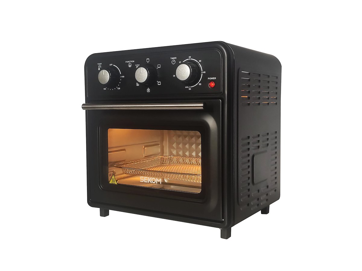 SEKOM SGFR20VFA Fornetto Elettrico Ventilato Air Fry 20 Litri Nero - immagine 3