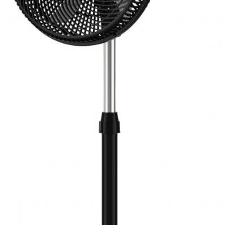 ROWENTA VU3110 Ventilatore Piantana Turbo Essential Nero 40CM 45W