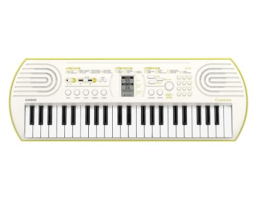 CASIO SA80 Tastiera Musicale 44 Tasti, 100 Timbri, 50 Ritmi, Bianca