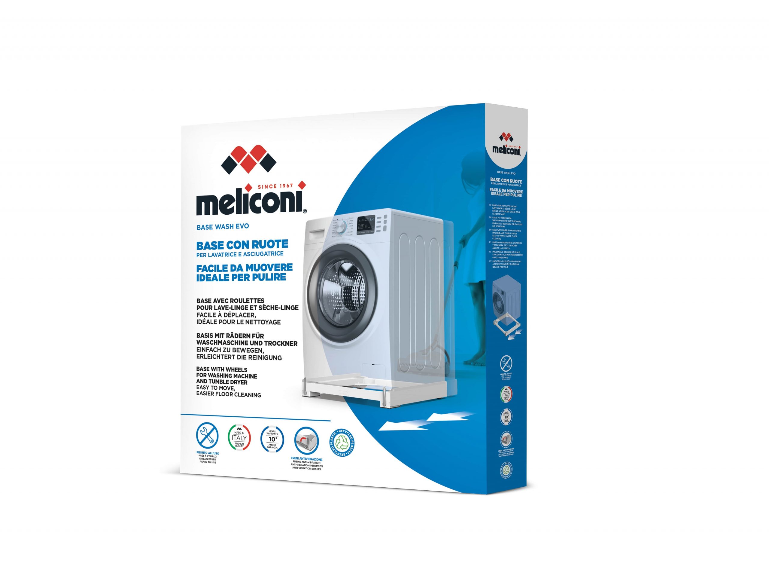 Meliconi Base Wash Pro con Ruote per Lavatrici e Asciugatrici - Image 9