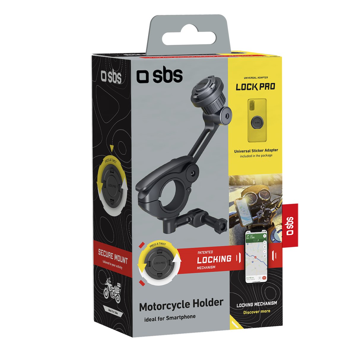 SBS TEURRIDEMOUNTFRONT Supporto Telefono Bici-Moto con Sistema Lock Pro - Image 4
