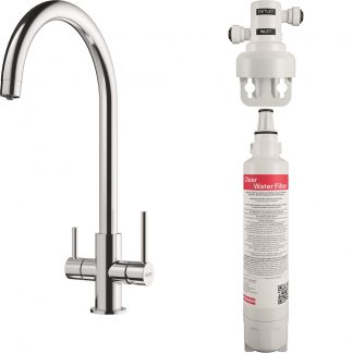 FRANKE 1600702660 Miscelatore Filtrante Lina Clear Water Cromato