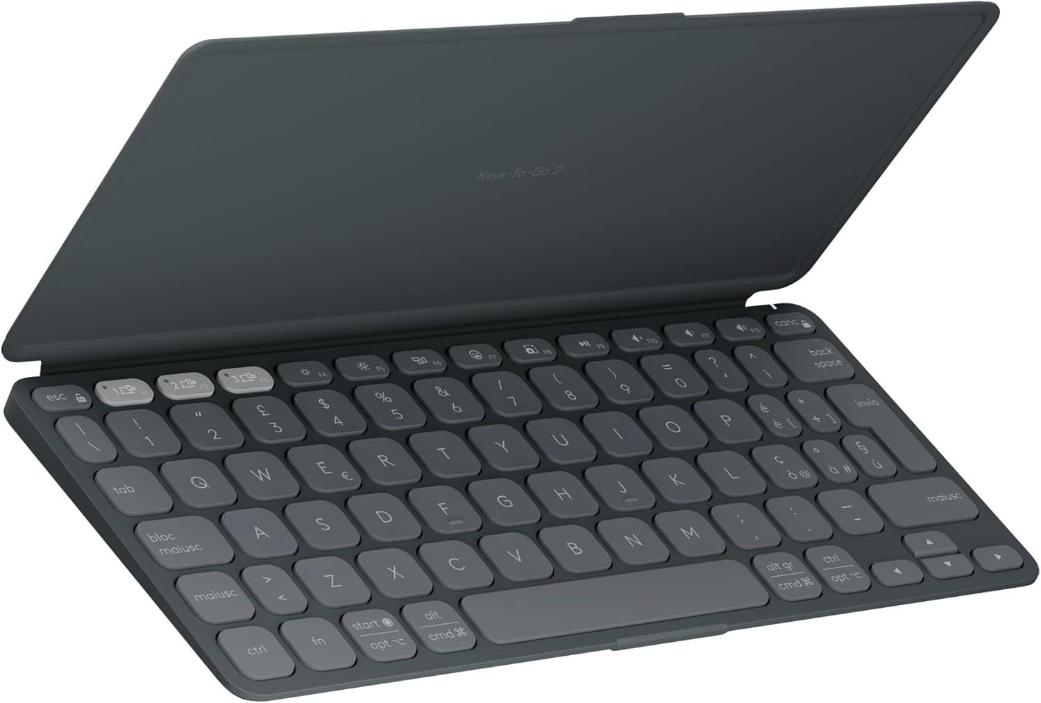 LOGITECH 920012976 Tastiera Wireless Keys To Go 2 Graphite Ultra Portatile