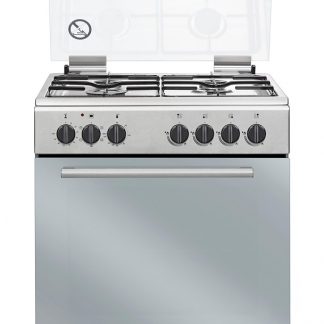 DE LONGHI DL664EX Cucina Inox Forno Elettrico Classe A 4 Fuochi Gas