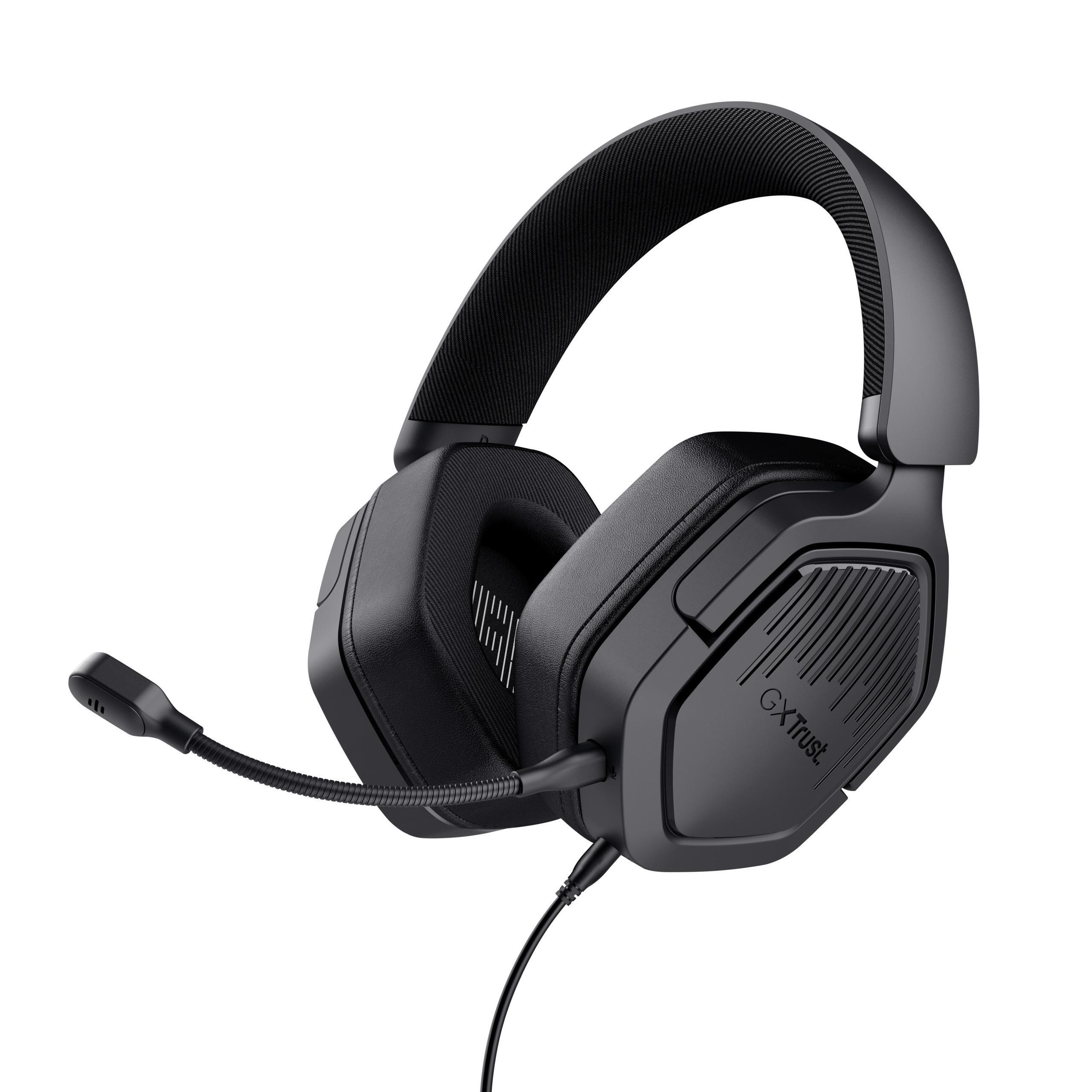 Trust GXT492 Carus Nera Cuffia Gaming con Microfono per PC e Console