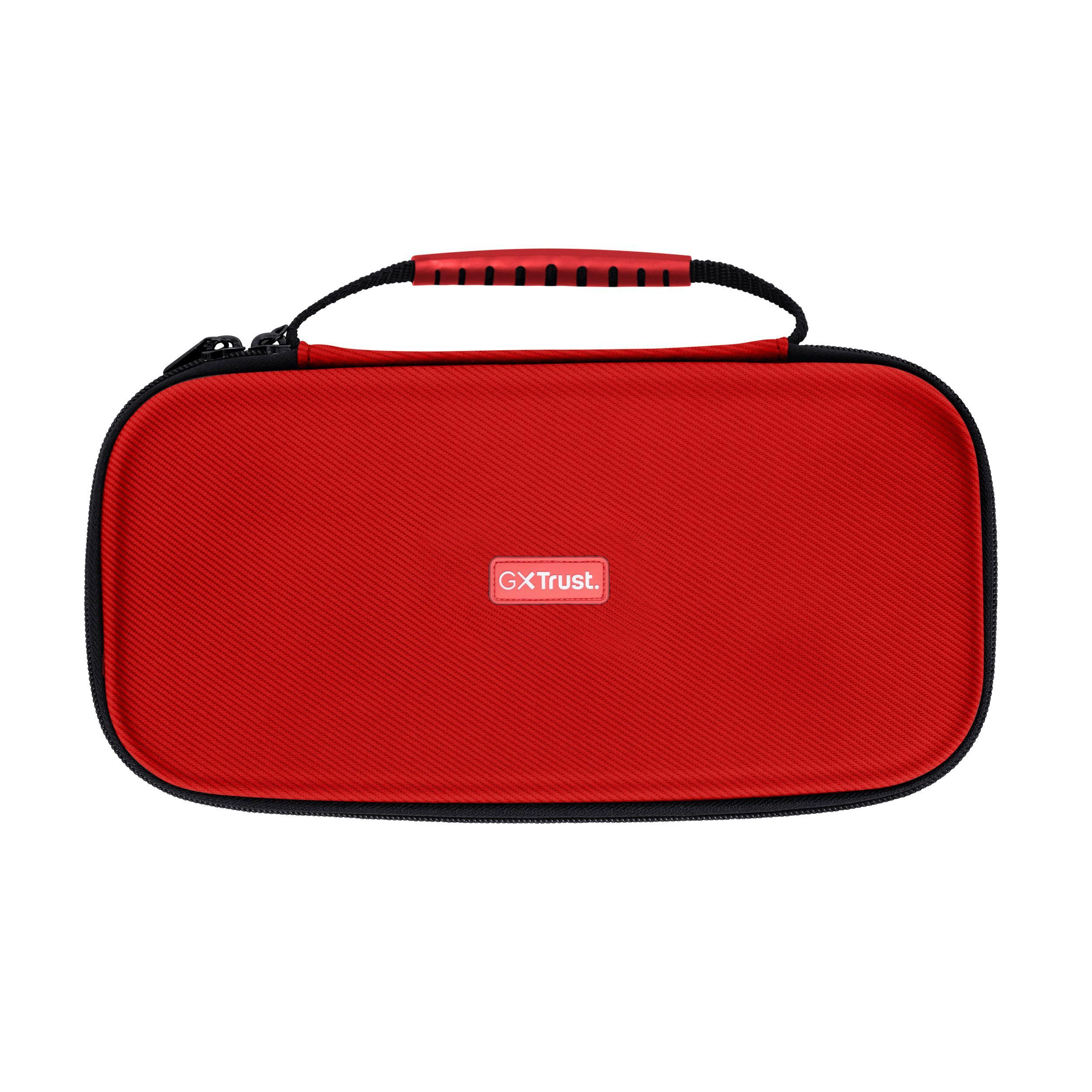 Trust GXT1248S Rosso-Blu Custodia Rigida per Nintendo Switch