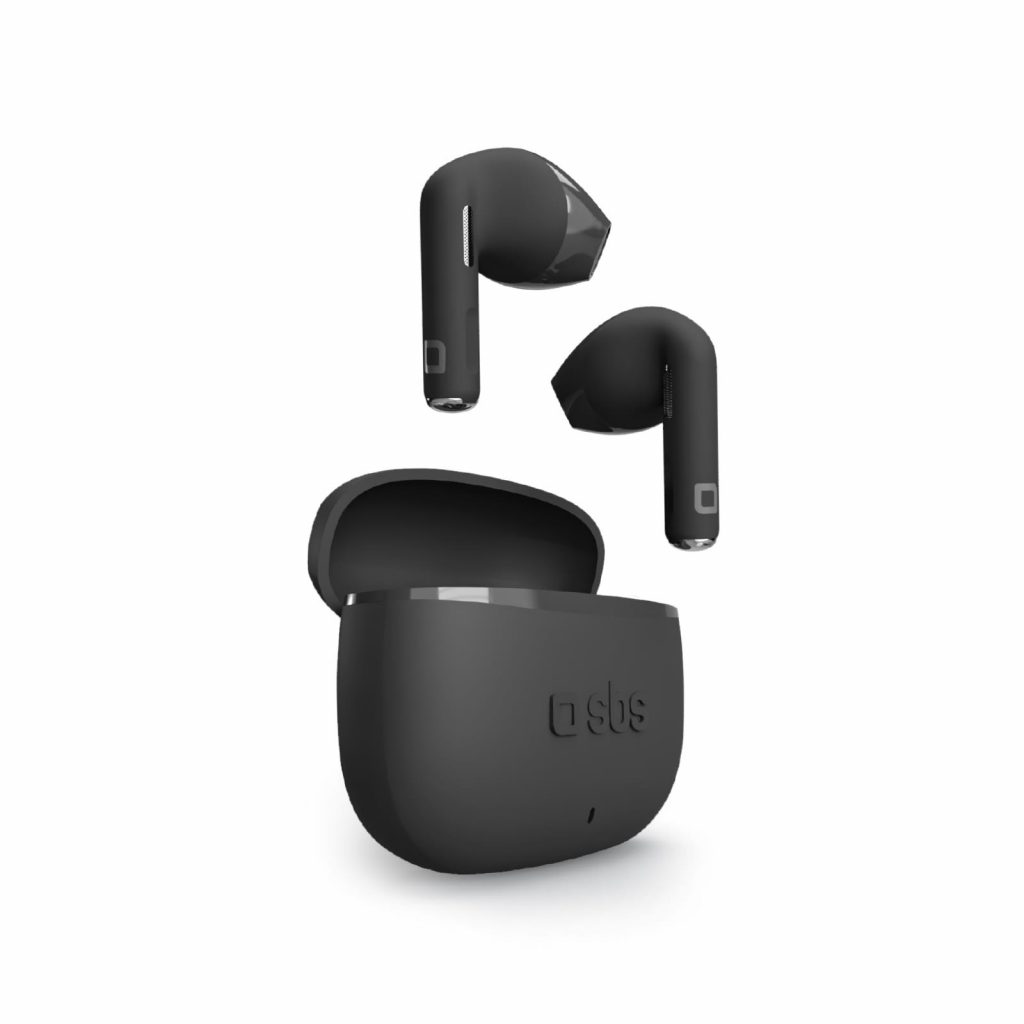 SBS TEEARTWSGOPODSK Auricolari TWS Semi In Ear Neri Con Custodia Ricarica