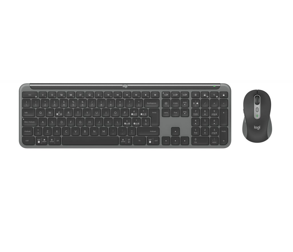 Logitech Signature Slim Combo MK950 Grafite Kit Tastiera e Mouse Wireless