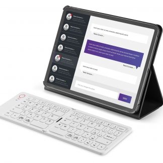 CELLULAR LINE BTKEYBOARDYW Tastiera Bluetooth QWERTY Con Stand Nero Per Tablet