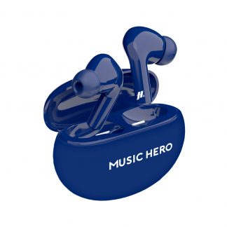 SBS MHTWSBEATBTNORB Auricolari Bluetooth TWS Custodia Ricarica 300mAh Blu