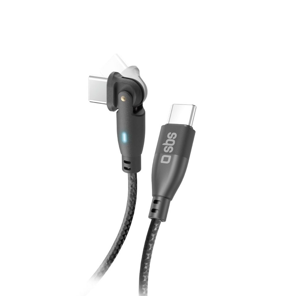 SBS TECABLE180TCC Cavo USB C Dati Ricarica Angolo 180 Gradi