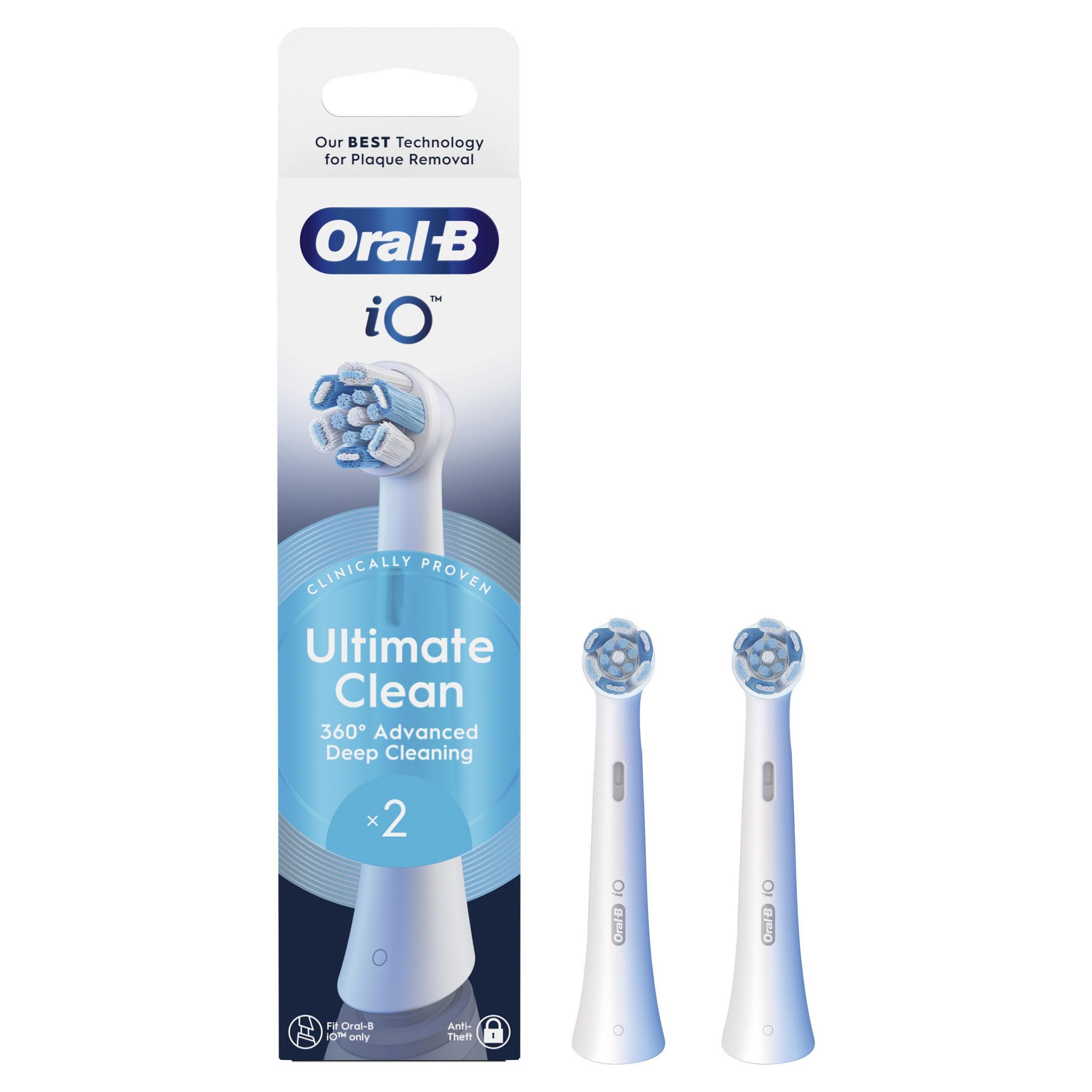 Oral-B Testina di Ricambio Ultimate Clean Confezione 2 Pezzi per Spazzolini iO - Image 9