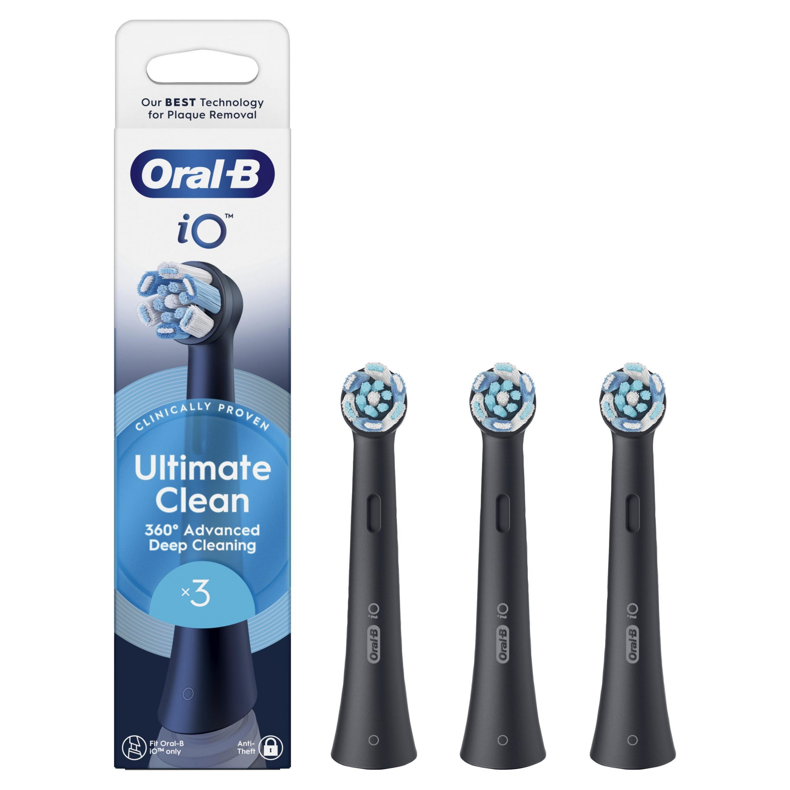 Oral-B Testina di Ricambio Ultimate Clean Confezione 3 Pezzi per Spazzolini iO - Image 9