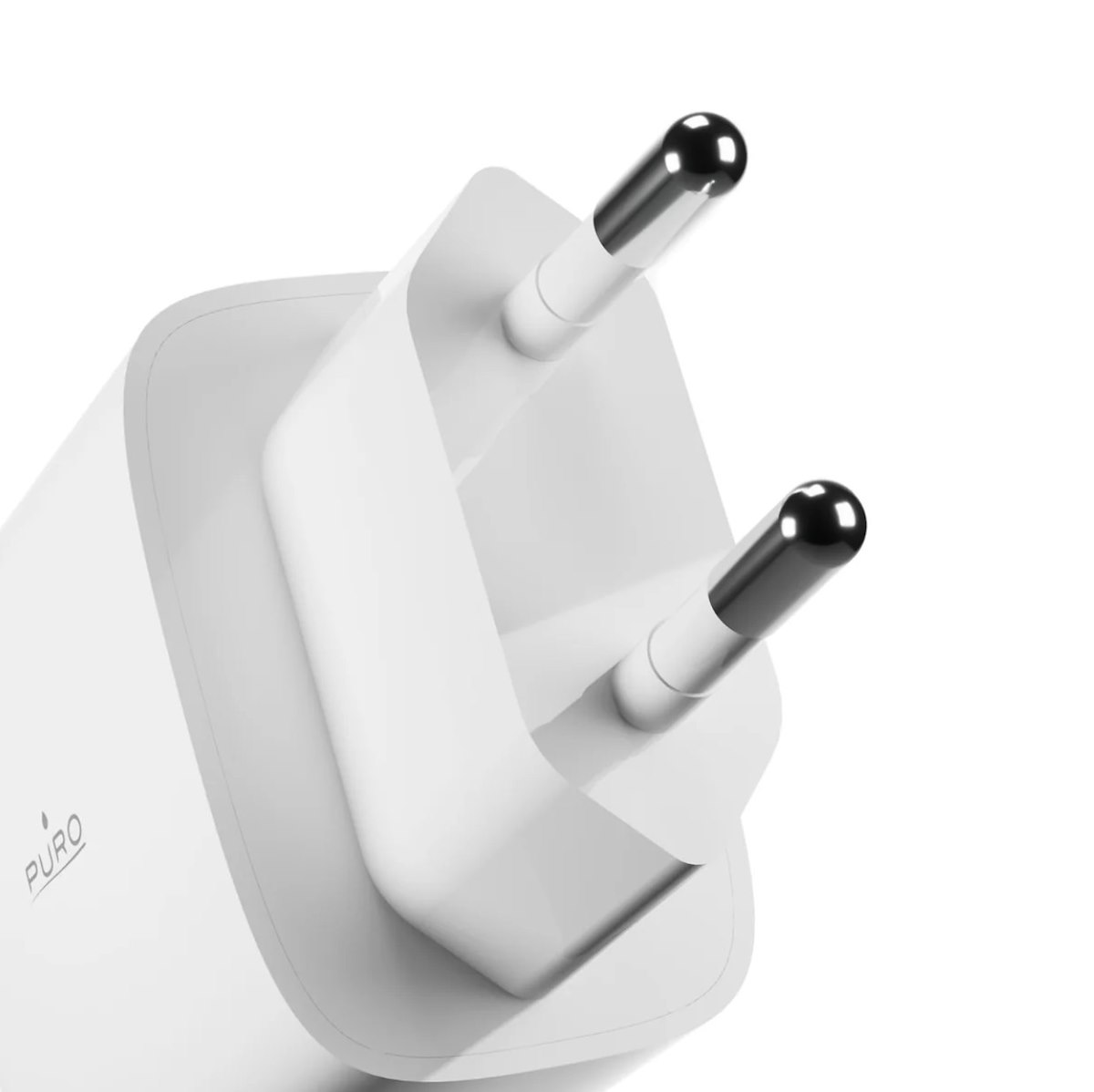 PURO PUTCUSBAC20WDYKCCWHI Caricabatterie Rete USB A USB C Cavo USB C Prolite Bianco - immagine 3