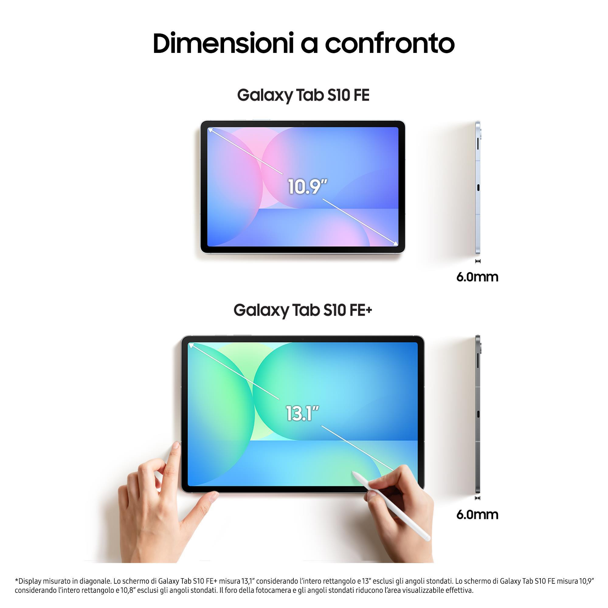 Samsung Tab S10 FE Plus Wi-Fi Gray Tablet 13.1 Pollici 12GB 256GB - Image 7