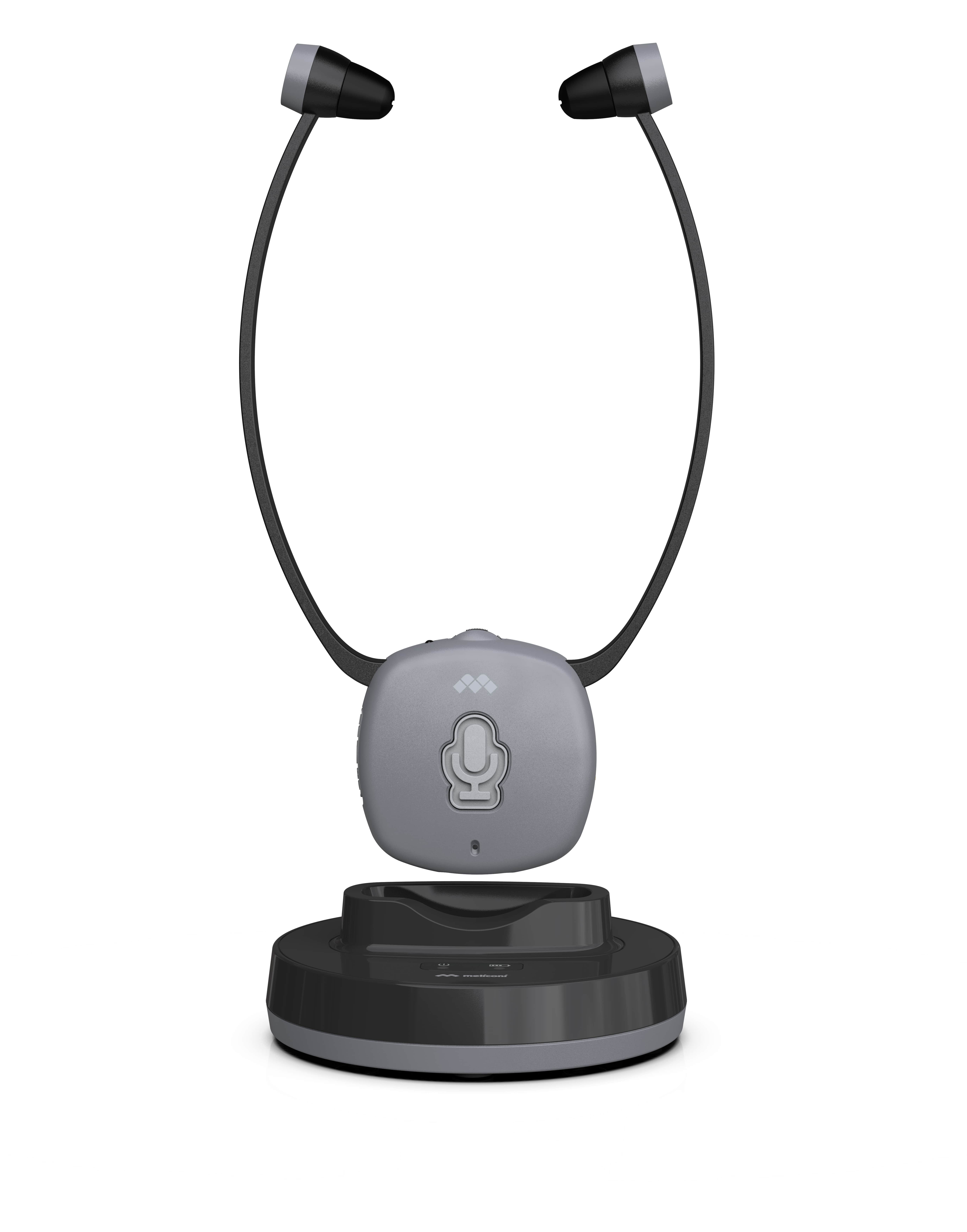Meliconi Easy Audio Cuffie TV Wireless con Base Ricarica