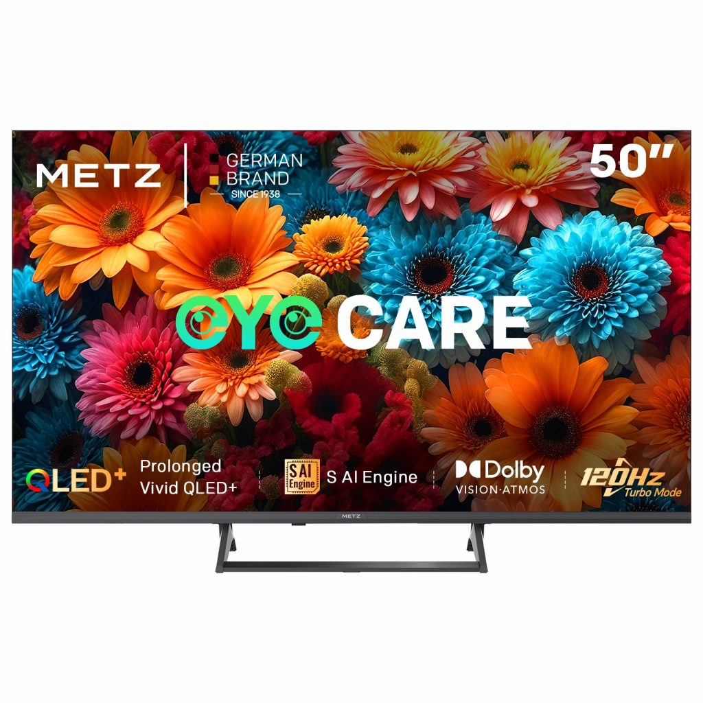 METZ 50MQF7500Z Smart TV QLED 50 Pollici UHD 4K Google Digitale Terrestre Satellitare