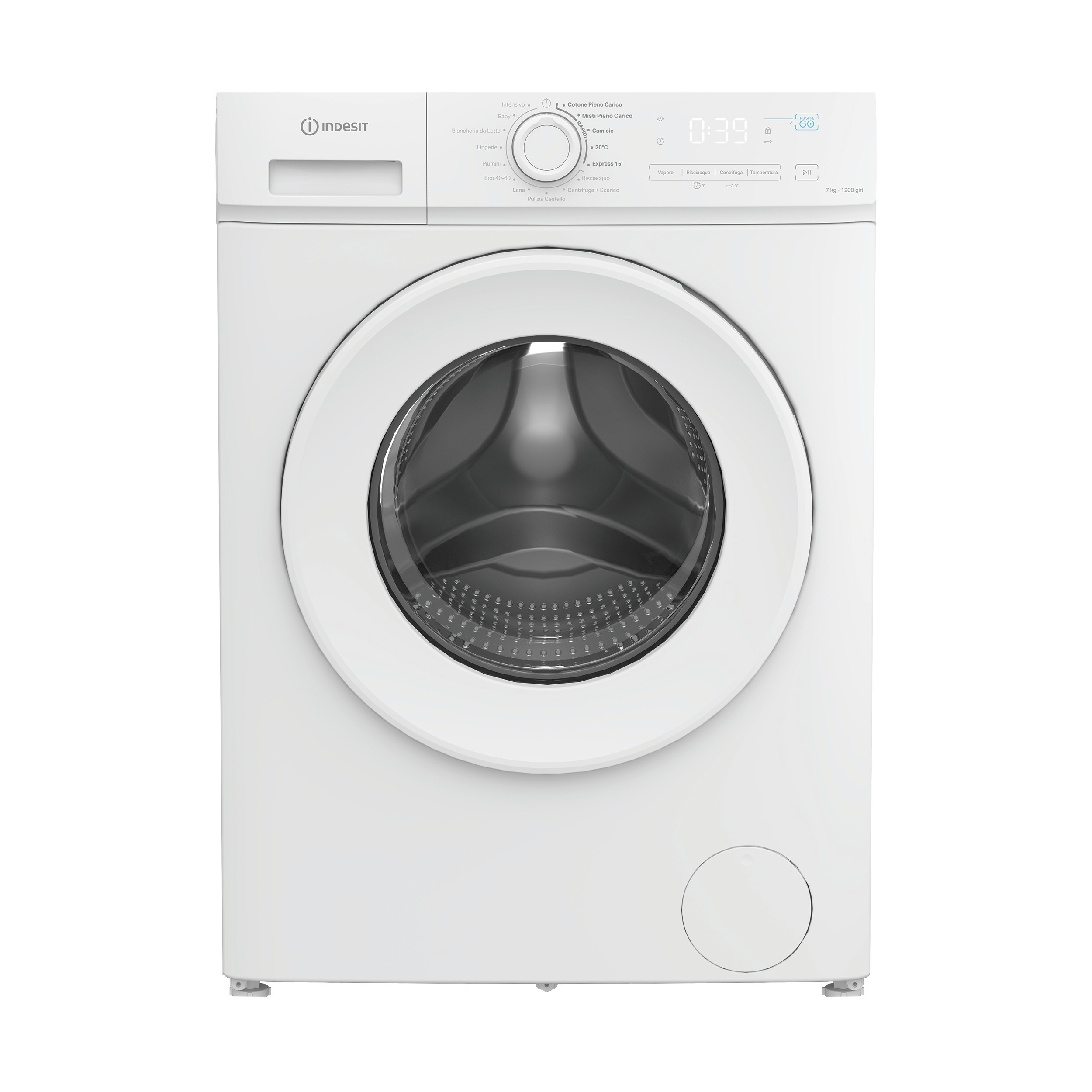 Indesit IMA762MYTIMEIT Lavatrice Carica Frontale Stretta 47.4CM 7KG 1200 Giri