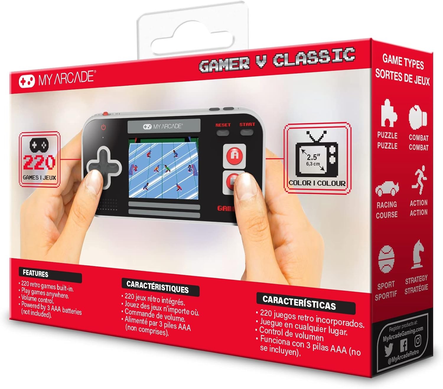 MY ARCADE DGUN3909 Console Go Gamer Classic 300 Giochi Integrati - Image 3