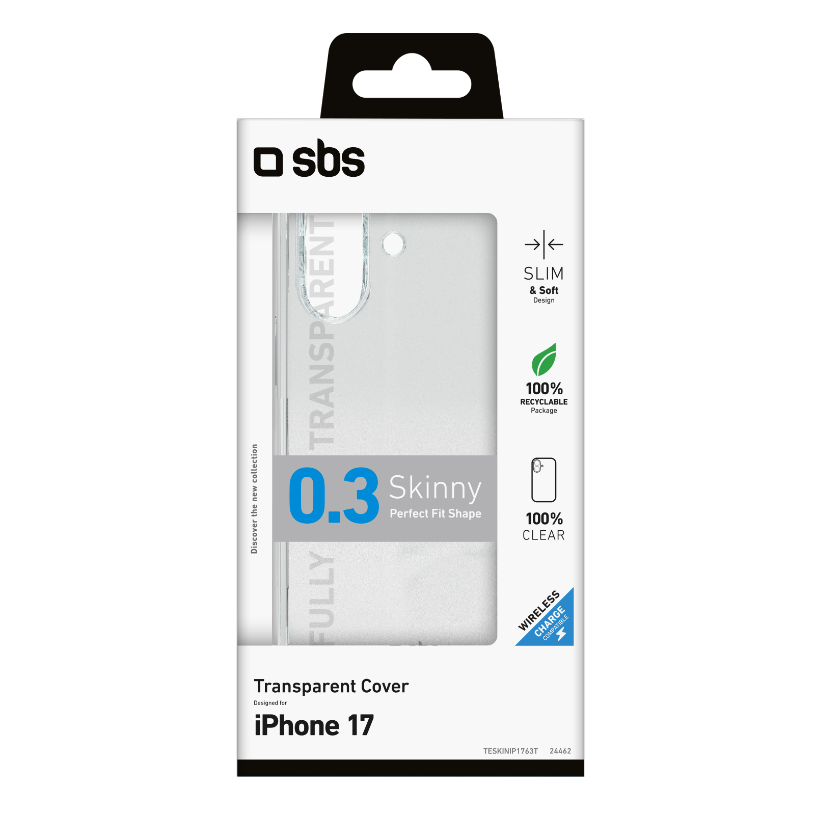 SBS TESKINIP1763T Custodia Trasparente Skinny per iPhone 17 - Image 2