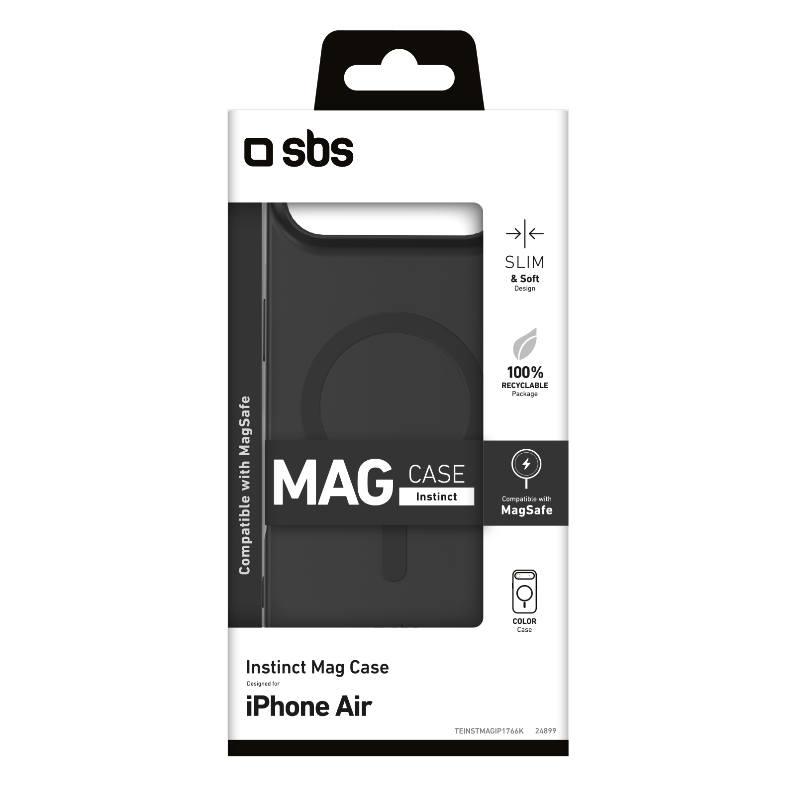 SBS TEINSTMAGIP1766K Cover Instinct Mag Per iPhone 17 Air Black - Image 4