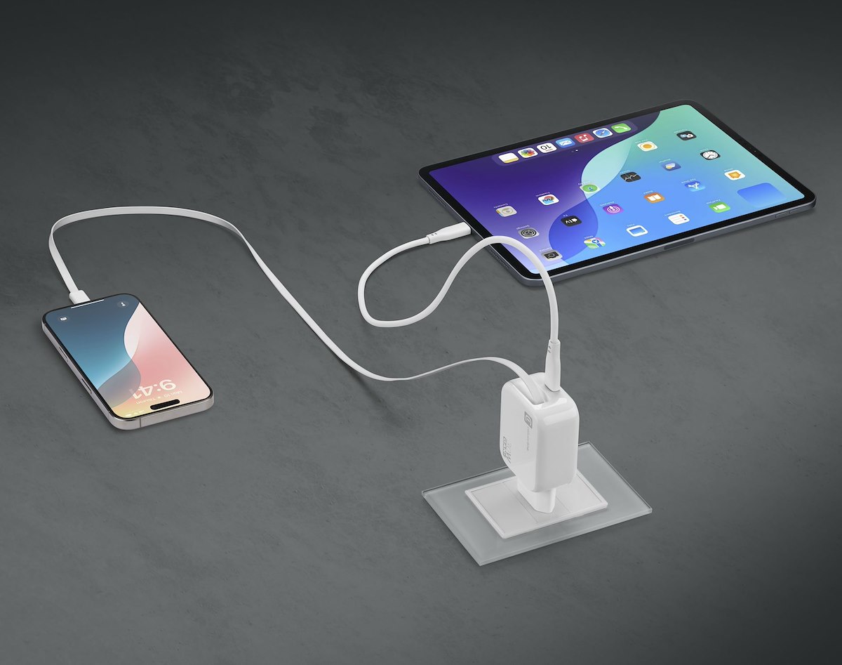 CELLULAR LINE ACHROLLUSBCGAN30WW Caricabatterie Rete USB-C 30W GAN Roller WH - Image 6