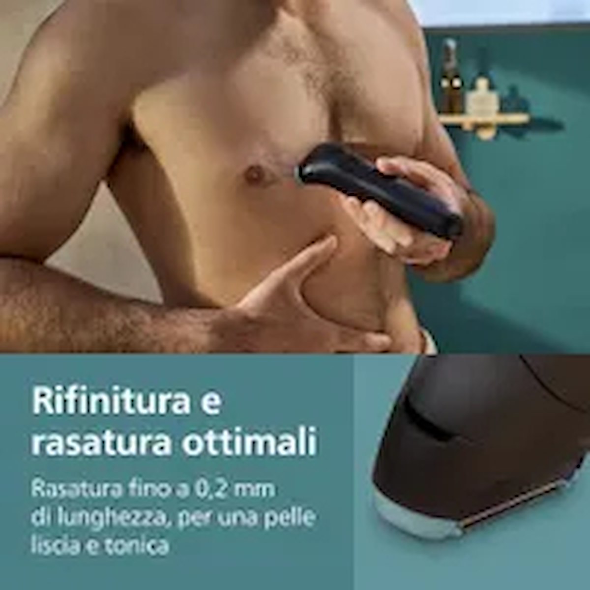 PHILIPS BG5475 Depilatore Corpo Ricaricabile Wet Dry - immagine 3