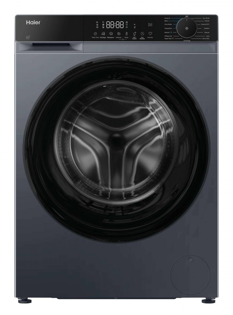 HAIER HW90BP14357GUIT Lavatrice Carica Frontale 9Kg 1400 Giri Vapore Wifi Antracite