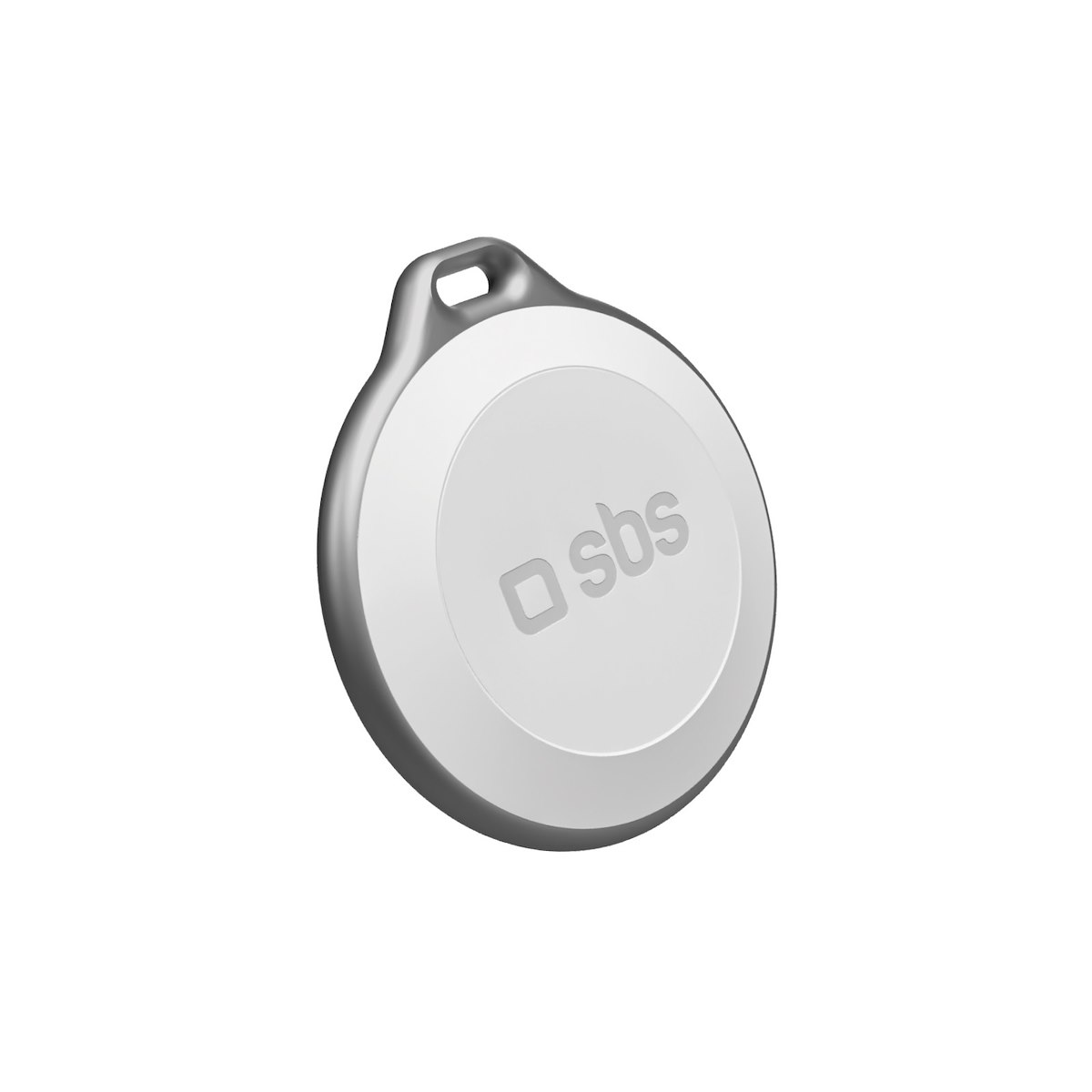 SBS TEFINDBTAPGOW Localizzatore Bluetooth Compatibile Apple Android Bianco