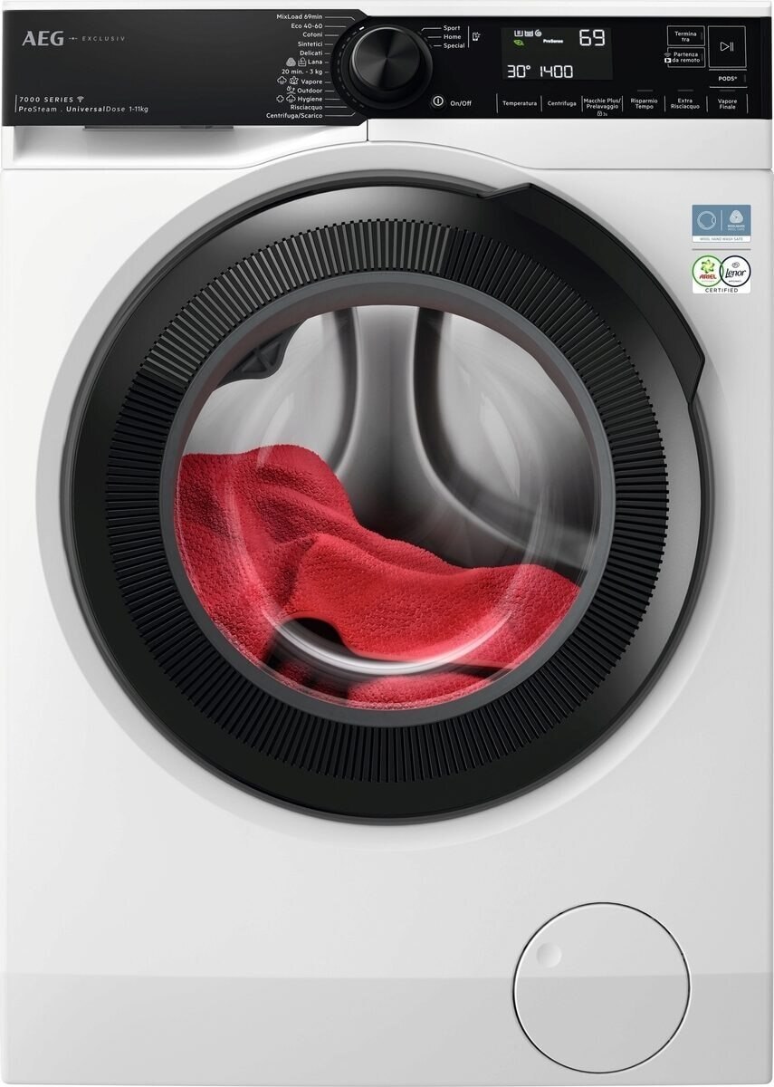 AEG XLR7FH11YV Lavatrice Carica Frontale 11KG 1400 Giri Wi-Fi