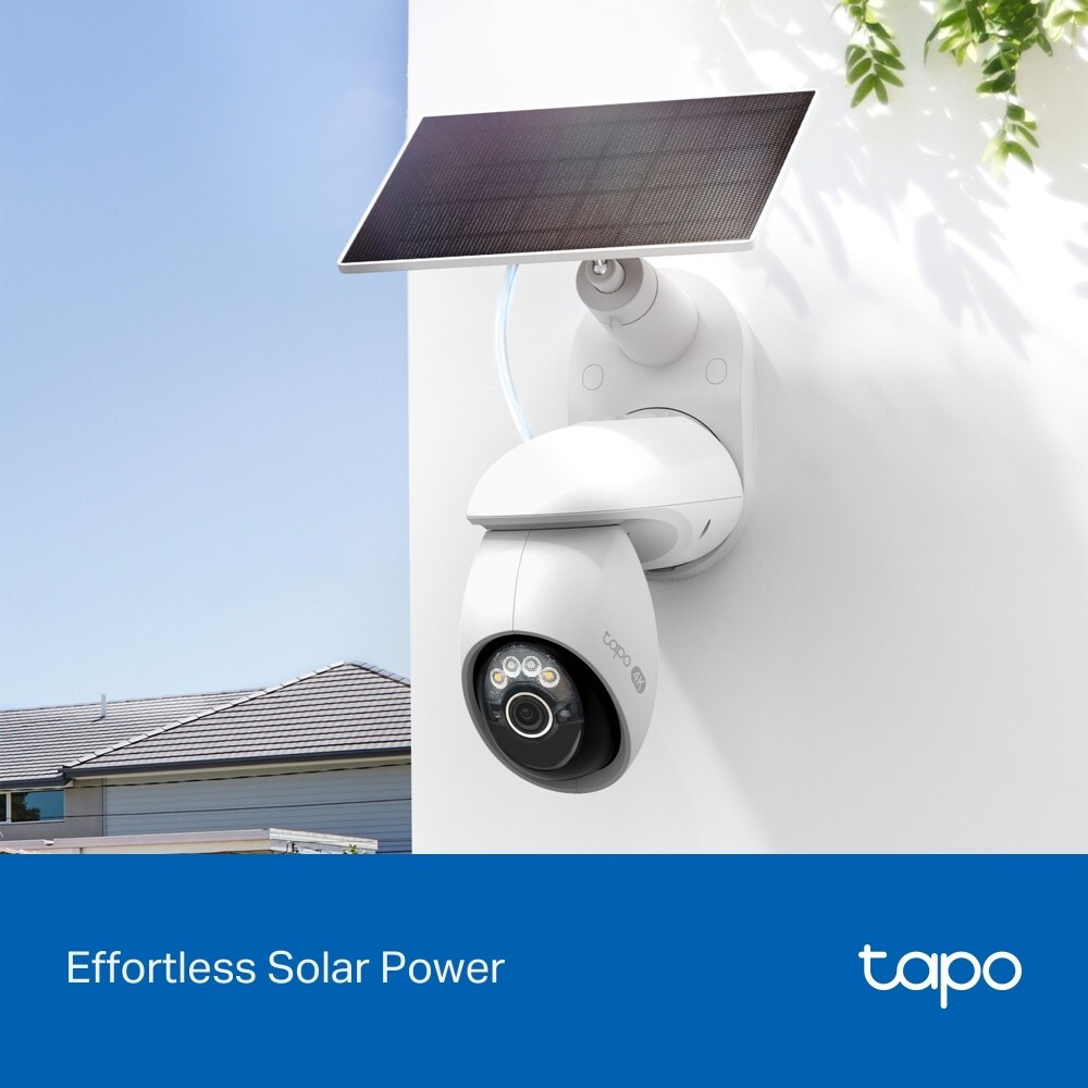 Tapo TC92KIT IP Cam Esterna 4K 8MP 18X Wifi Con Pannello Solare - Image 9