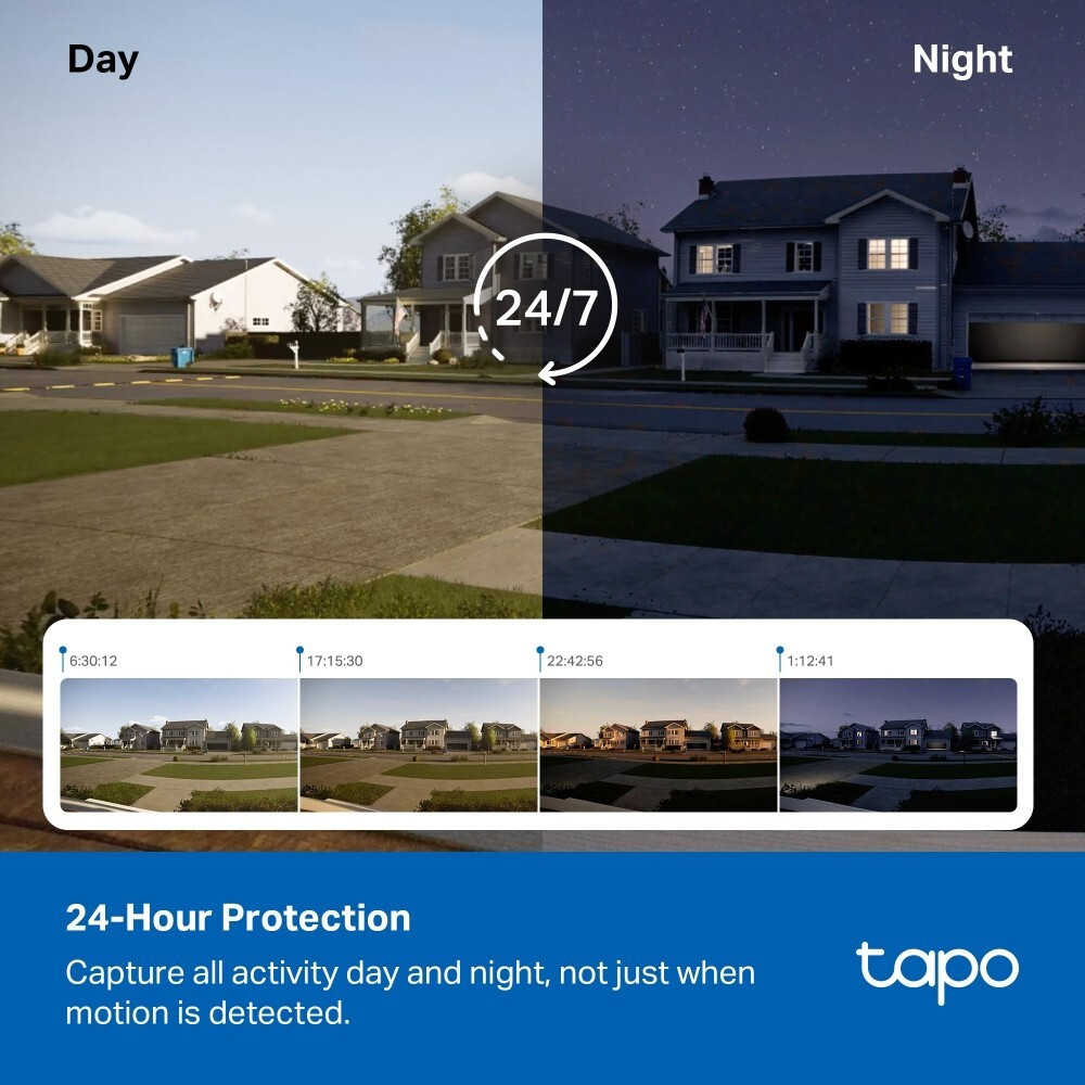Tapo TC92KIT IP Cam Esterna 4K 8MP 18X Wifi Con Pannello Solare - Image 11