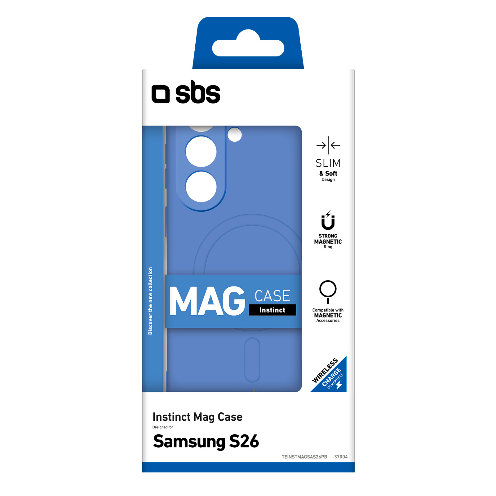 SBS TEINSTMAGSAS26B Cover Magnetica Instinct Per Samsung S26 Blu Custodia - Image 2