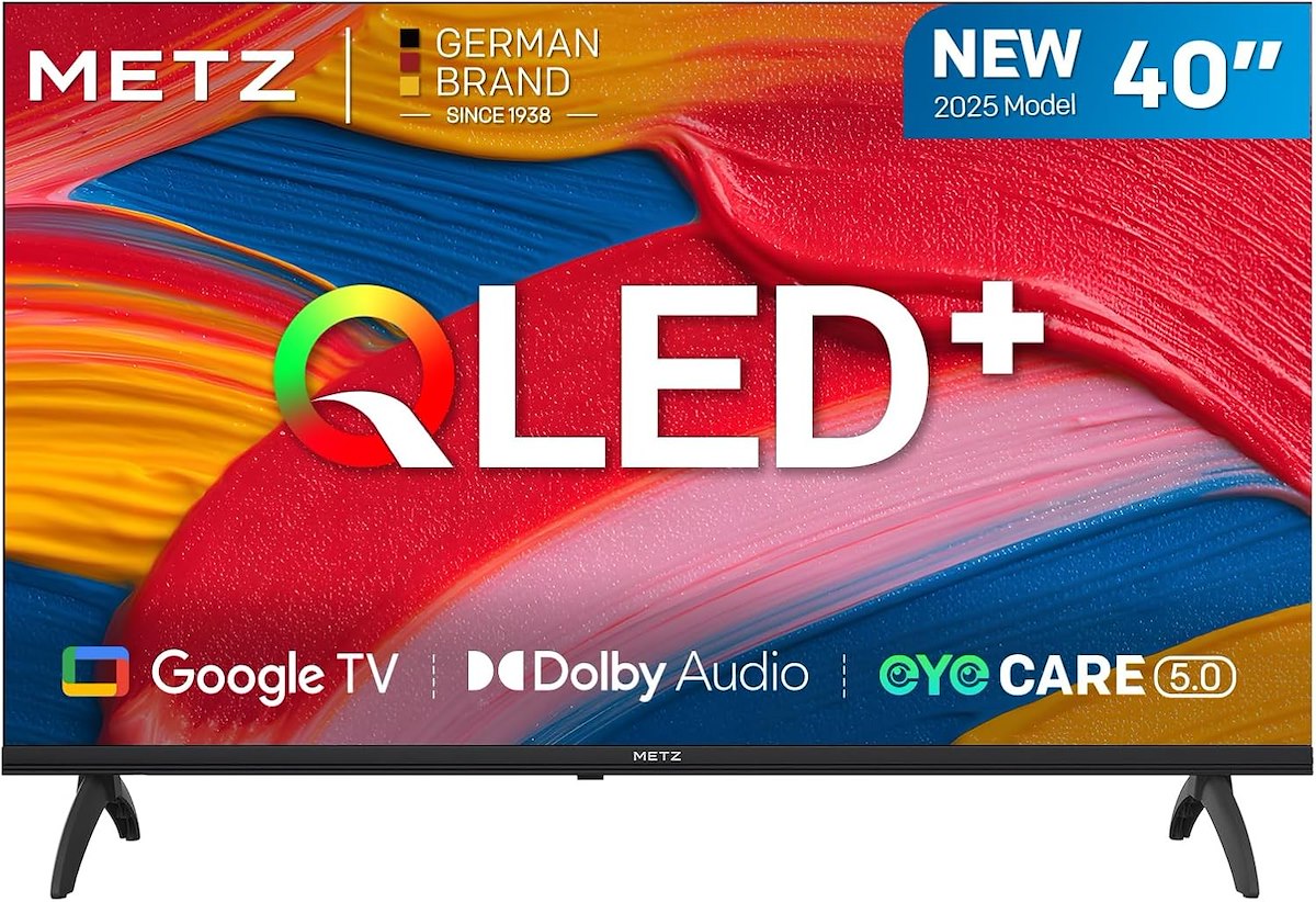 METZ 40MQF7000Z Smart TV QLED 40 Pollici Full HD Google TV