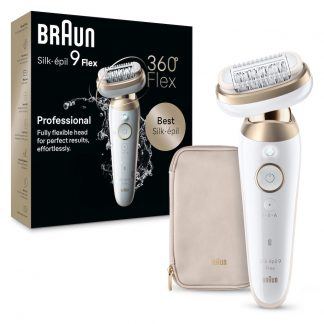 BRAUN SES90113D Epilatore W&D 40 pinze, testina flessibile, accessori