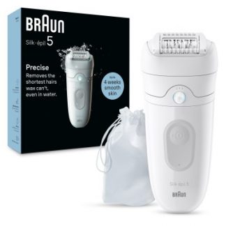 Braun SE5011 Epilatore Wet Dry 28 Pinze con Custodia