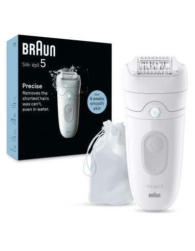 Braun SE5011 Epilatore Wet Dry 28 Pinze con Custodia