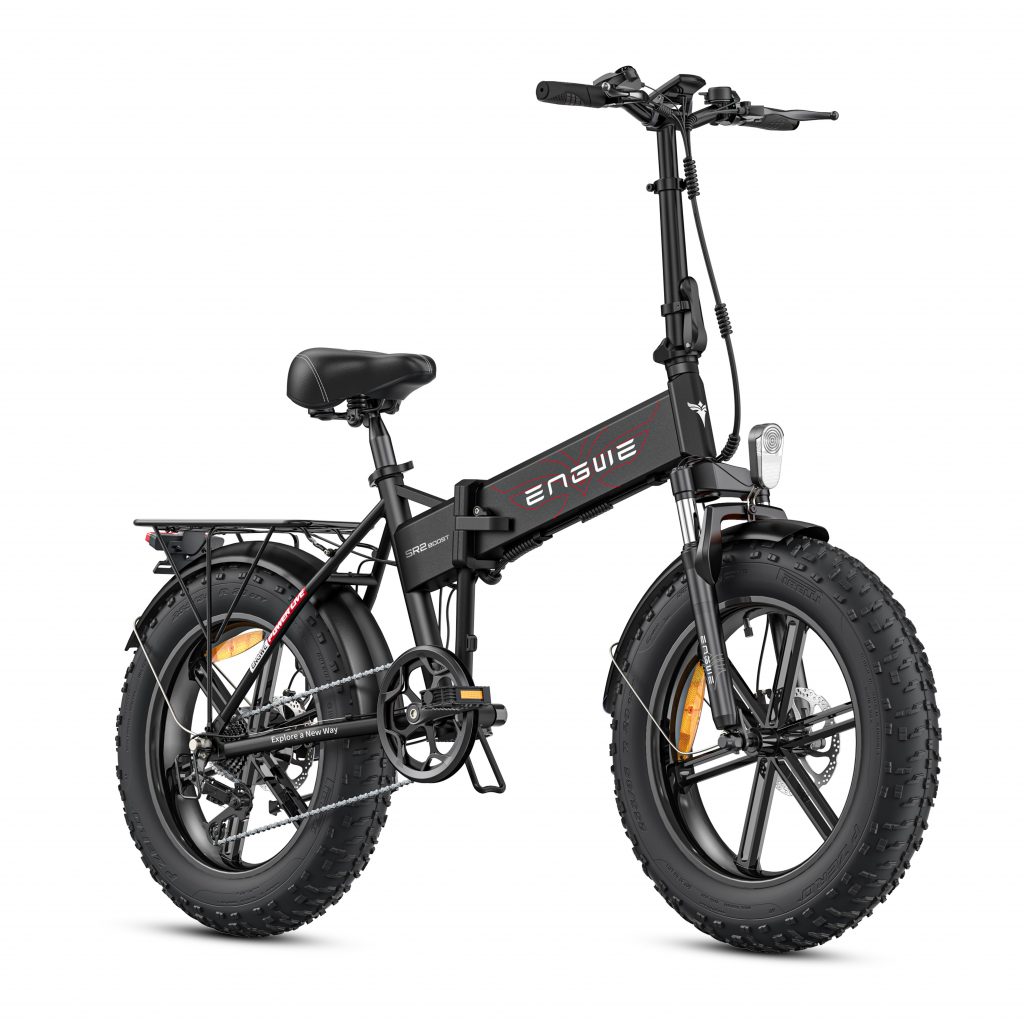 ENGWE SR2BLACK E Bike Fat Pieghevole 48V 12 8Ah Autonomia 90km Nero