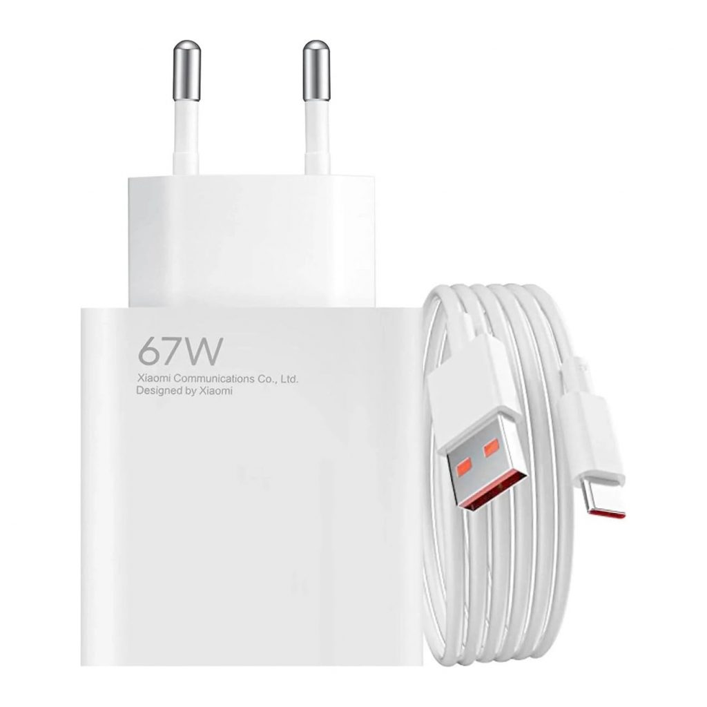 XIAOMI BHR9465EU Caricabatterie Rete 67W HyperCharge Combo Type A Bianco