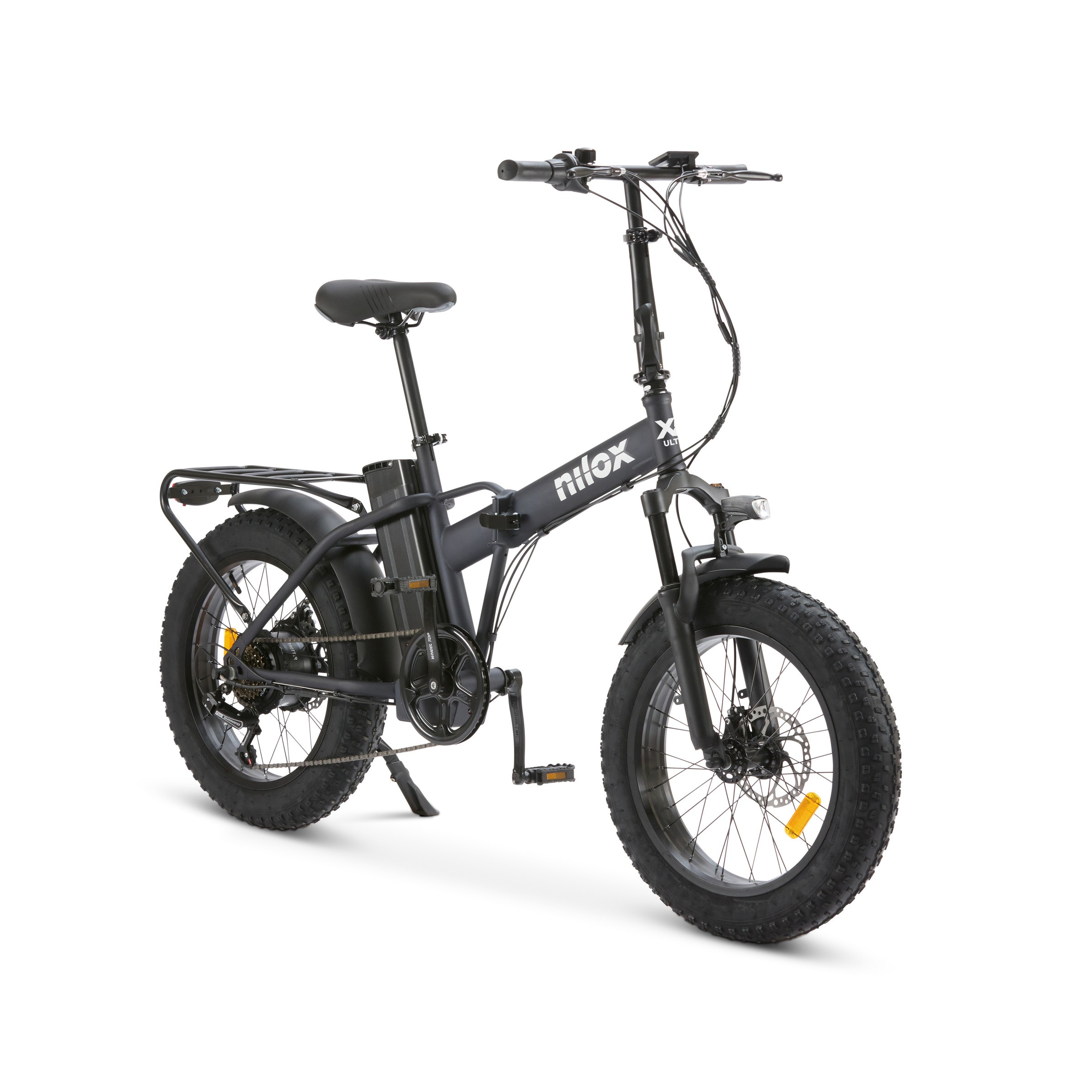 NILOX NXEBX8ULTRABL Bici Elettrica Fat Pieghevole 48V 13Ah Ruota 20 Autonomia 90KM