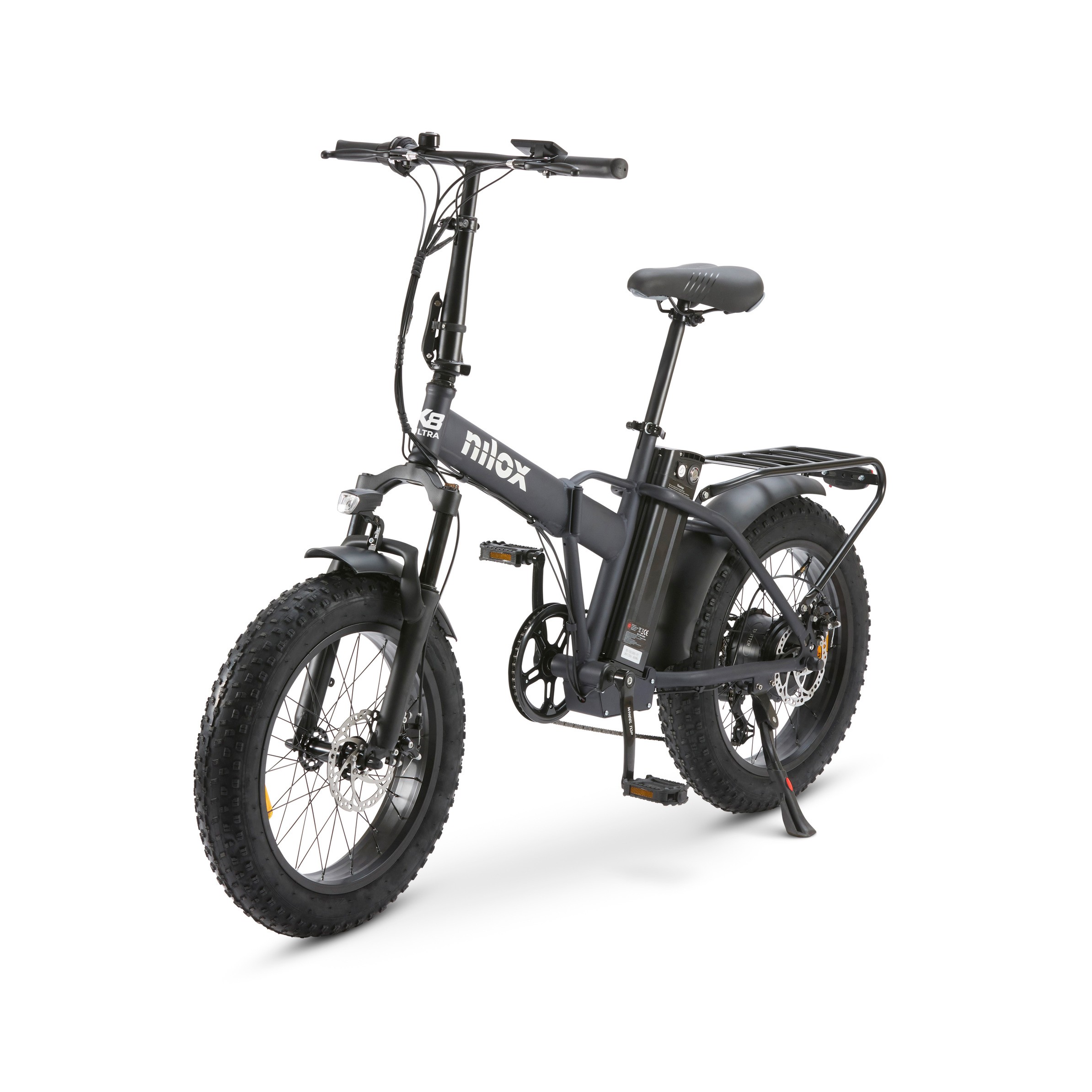 NILOX NXEBX8ULTRABL Bici Elettrica Fat Pieghevole 48V 13Ah Ruota 20 Autonomia 90KM - immagine 6