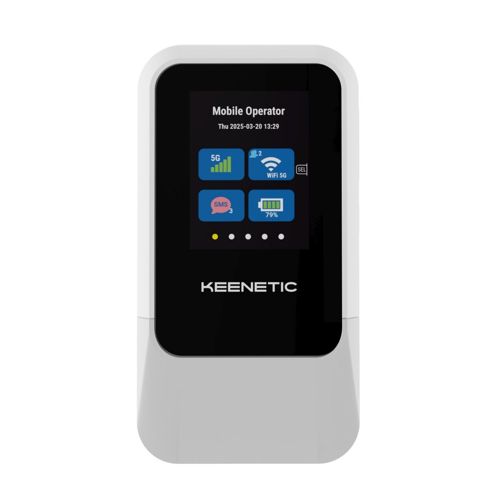 KEENETIC KN5210 Roamer 5G Hotspot Mobile Portatile WiFi 6 Display