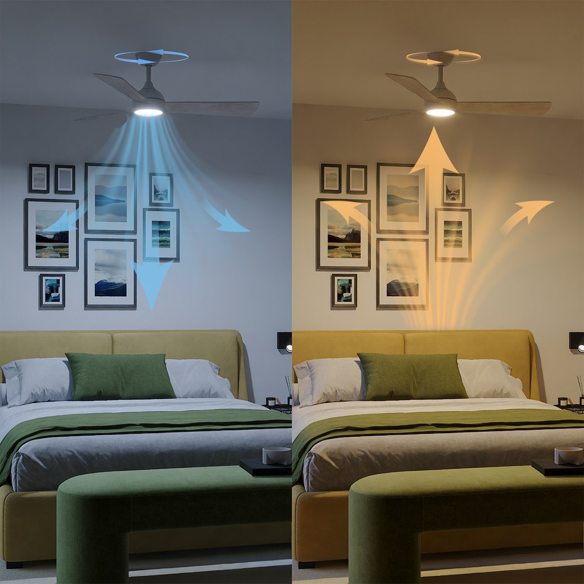 PHILIPS 929004751601 Ventilatore Soffitto Velyx Pale Legno LED 24W - Image 6