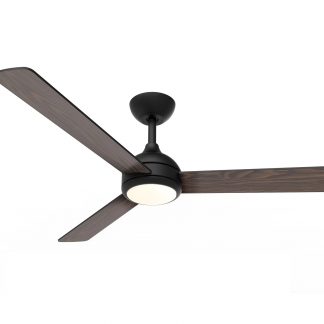 PHILIPS 929004751501 Ventilatore Soffitto Velyx Legno Nero LED 132cm